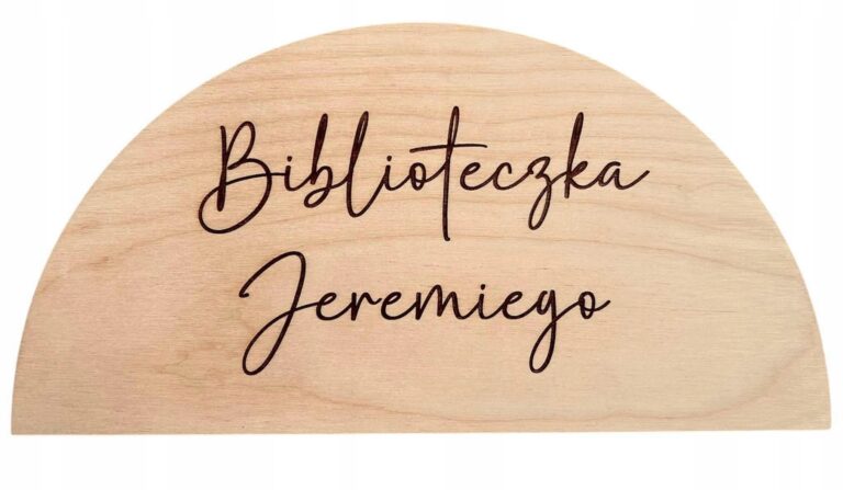 Tabliczka do biblioteczki z imieniem dziecka